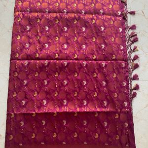 Brand New Banarasi Silk Saree With Blouse Piece