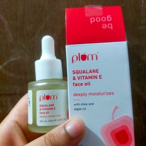 Plum Squalane And Vitamin E Face Oil 20ml