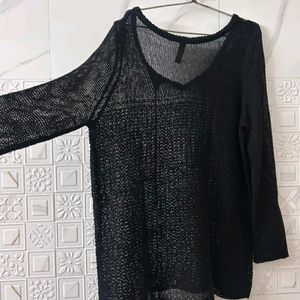 Beautiful Black Sweat T-shirt