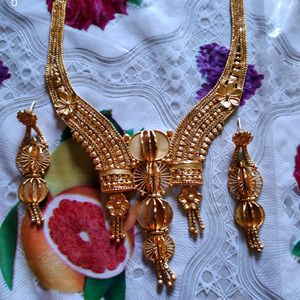 Beautiful Golden Jewellery Set 😍😍