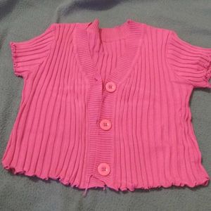 Pop Pink Korean Top