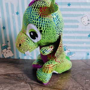 Multi Colour Dragon Plush Toy