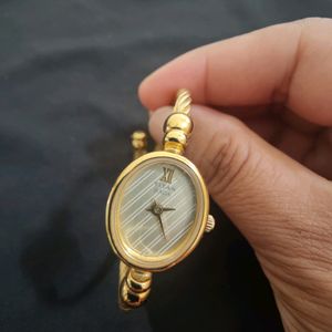 Titan Raga Golden Bangle Watch