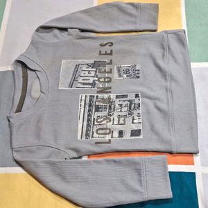 Kids Full Sleeve Grey T-shirt (boys)