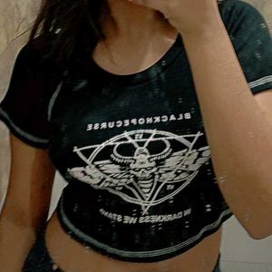 Black Hope Curse Crop Top