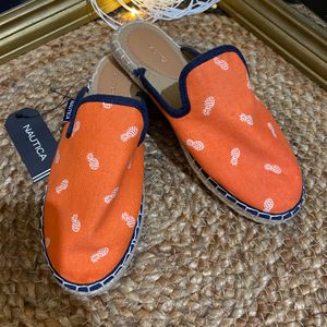 Nuatica Orange Flats Loafer