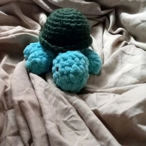 Crochet Big Blue Turtle 🐢