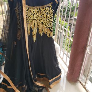 Black Heavy Anarkali