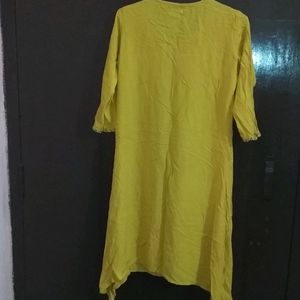 A Fabolous Yellow Kurti .