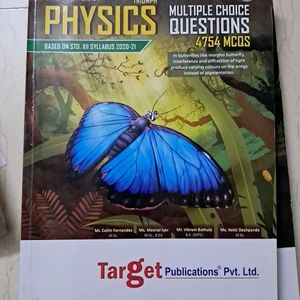 Physics MHCET MCQ 11th ,12th Syllabus Book