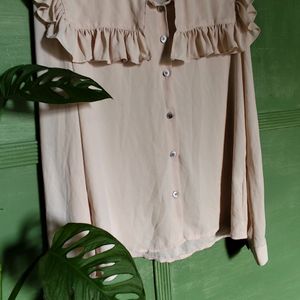 Korean Style Peter Pan Collar Top