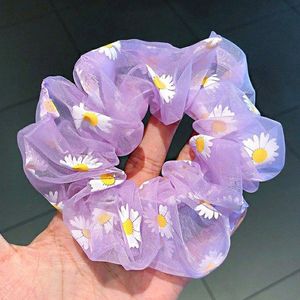 Pretty Trendy Daisy Scrunchies 7  (Multicolored)