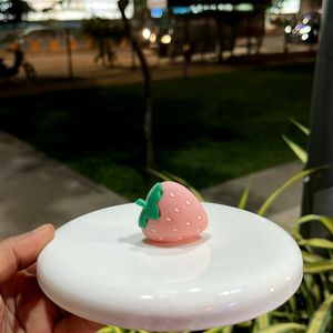 Strawberry Ceramic Ramen Bowl - Pink