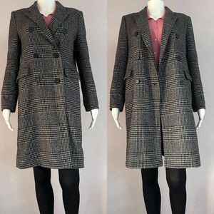 Knitted Plaid Overcoat FIXED PRICE ✅