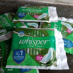 Whisper Ultra Clean. 6 Pack