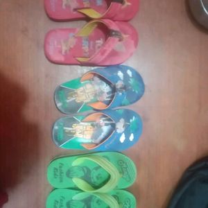 Pairs Of 3 daily Wear Slippers