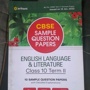 Arihant Class 10 Sample Paper