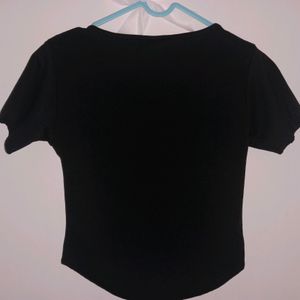 Button Up Inverted Stitch Top