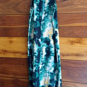 Beautiful Tye and Dye Green Dress