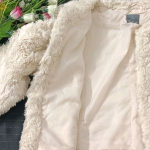 Element crop Fur Coat