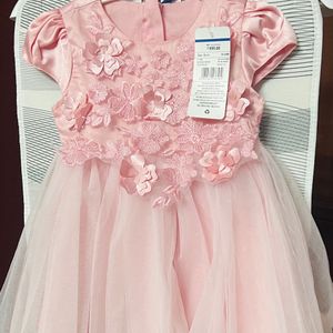 Inf Frendz Pink Baby Frock