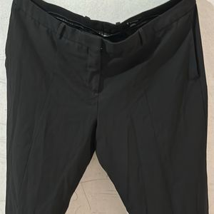 Vanheusen Black Formal Pants (men)