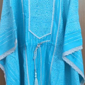 Beautiful Cotton Kaftan, Fresh And Unused