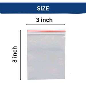 zip lock transparent pouch