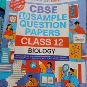 CLASS 12TH BOARDS BIOLOGY SAMPLE PAPER 2024