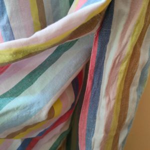 A Multi Coloured Strips Kurta