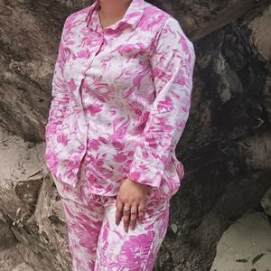 Flower Print Co Ord Set For Women