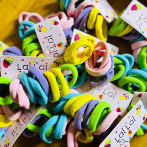 Cute Pastel Colours Hair Ties