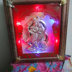 Radha Krishna Lighting Frame