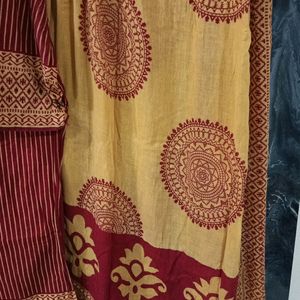 Cotton Suit Top Salwar Dupatta