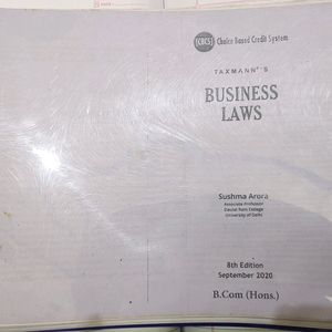 Business Laws By Sushma Arora B.Com(H)