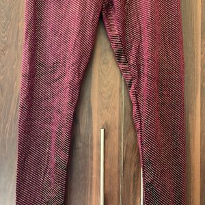 Burgundy Leggings