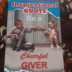 Inspirational quotes book Cheerful Giver