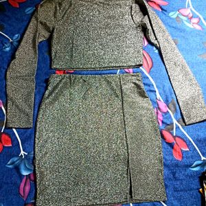 Silver Co Ord Set. (Brand New With Tag)