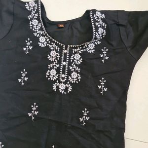 Black Kurta