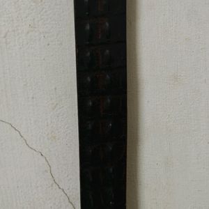 Imported (100% LEATHER) Buckle Belt Burgundy Color