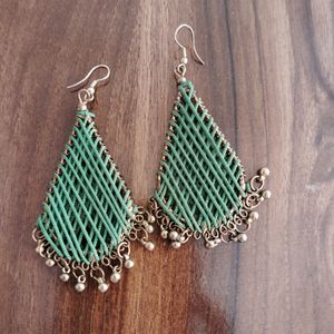 Green Earrings