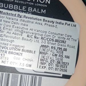 Makeup Revolution Bubble Balm Highlighter