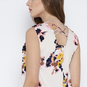 Rare floral pleated top