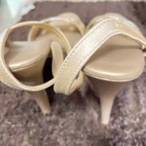 Golden Lightweight Heels