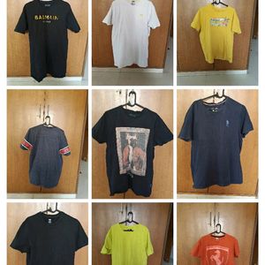 Combo Of 19 Branded Tshirt For Sale