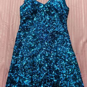 Sequin Blue Dress