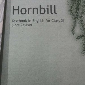 Class 11 Hornbill English Book