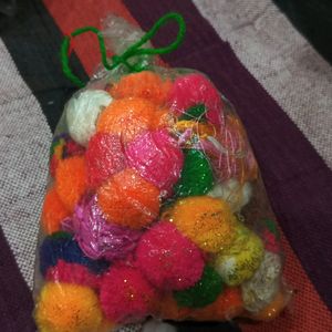 Pompom Rose Crafts Item