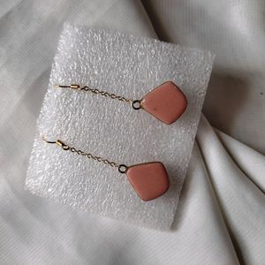 Handcrafted Clay Drop Earrings