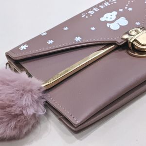 Cute Mauve Clutch Purse